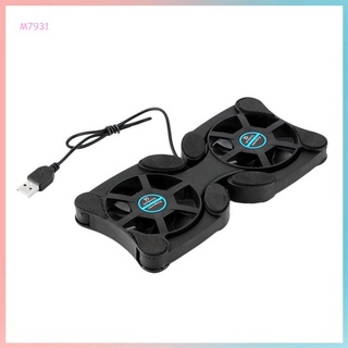 Mini Foldable USB Cooling Fan Octopus Notebook Cooler Cooling Pad Stand Double Fans For Notebook Laptop