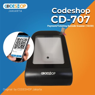 Escáner de escritorio 2D CODESHOP CD 707 CD707 USB