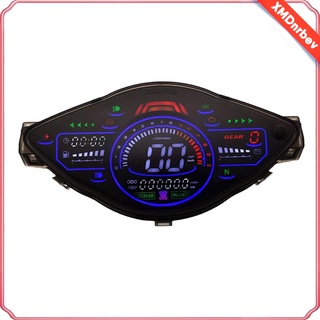 [nrbev] velocímetro de motocicleta odómetro tacómetro medidor compatible con honda wave 100 110