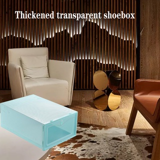 [LS] Transparent Plastic Shoe Box Shoe Storage Box Flip Cover Shoe Box Flip Cover