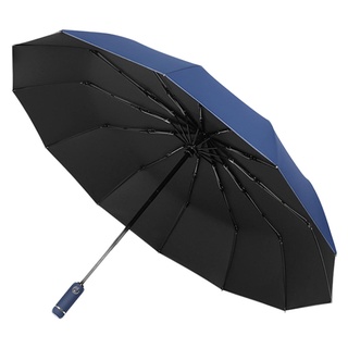 [Tiktok Hot] Travel Folding Umbrella for Rain Folable Auto Open Close LED Wind Resistant Flashlight Windproof Safety for Outdoor
