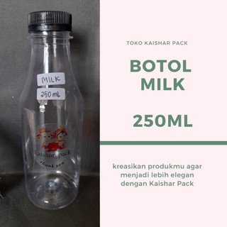 Botella de leche de 250 ml