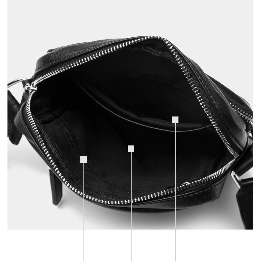 READY STOCK Calvin Klein bolsa de mensajero de negocios de cuero de gama alta CK Sling Bag impermeable (6)