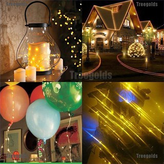 Treegolds - cadena de luces LED de 1 m/2 m/3 m/5 m para fiesta, decoración de boda, navidad (3)