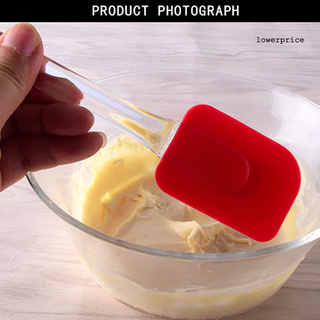 lp*utensilios de cocina de silicona resistente a altas temperaturas para pastel crema espátula (6)