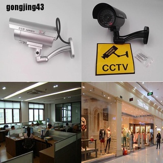 [gongjing4] calidad falsa al aire libre interior cámara de seguridad noche parpadeante LED OOC