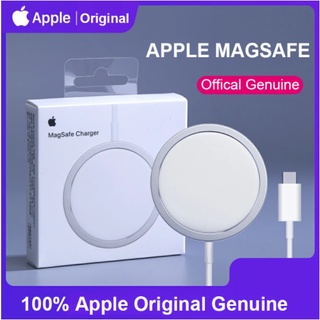 Apple-MagSafe Cargador Inalámbrico Magnético, dispositivo de carga original, tipo USB-C, para iPhone 13 12 11 x xs