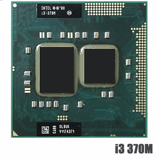 Intel Core i3-370M i3 370M SLBUK 2.4 GHz Dual-Core Quad-Thread CPU procesador 3W 35W Socket G1/rPGA988A