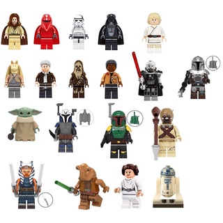 Mini Figura Star Wars Lego muñecos de construcción bloques armables minifiguras Varios Personajes