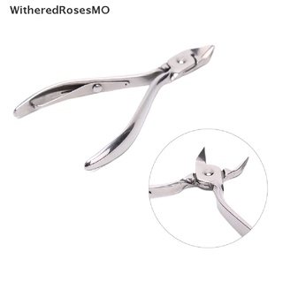 [witheredrosesmo] cortador de cutículas cortador de uñas manicura pedicura herramientas de acero inoxidable venta caliente