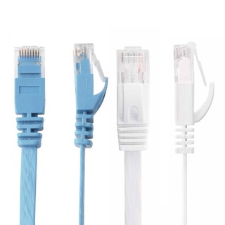 (extremechallenge) cable de red cat6 plana ethernet cable rj45 para smart tv/ps4/xbox