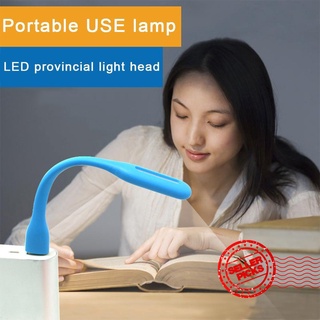 mini luz usb led portátil luz para banco de energía portátil lámpara flexible lectura noche v4b2