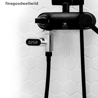 [finegoodwellwild] termómetro de ducha giratorio 360 monitor de temperatura del agua medidor de energía inteligente nuevo stock