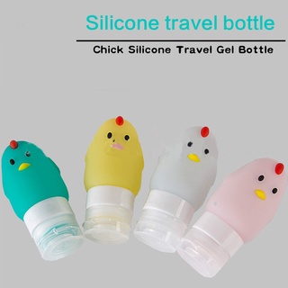 richmo - botellas cosméticas transparentes de silicona, recargables, para desinfectante de manos, champú, jabón corporal líquido, tóner (3)