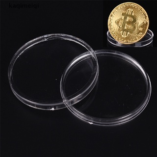 [kaqimeiqi] 10 cajas de plástico para monedas, 40 mm, caja protectora, caja de almacenamiento sdgn (9)
