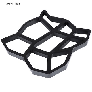 [Seyijian] Molde Para Camino Reutilizable De Cemento , Diseño De Piedra , GJH