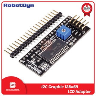 Robotdyn I2C Graphics 128x64 LCD adaptador I2C LCD MCP23017 controlador