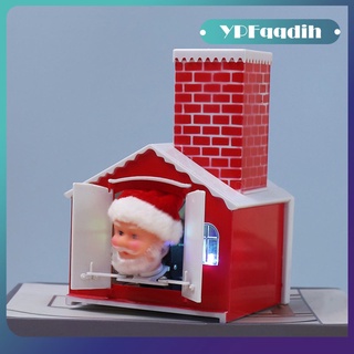 navidad navidad musical eléctrico santa claus escalada chimenea muñeca juguete, 131123cm