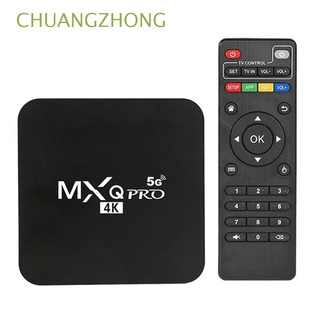 chuangzhong 1gb+8gb tv box 4k set-top media streamer 2.4g/5g wifi rk3229 ultra hd media player android 7.1 mxq pro set top box