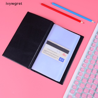 ivywgret cuero pu 240 tarjetas de nombre de negocios tarjeta de crédito titular de la tarjeta de crédito organizador mx