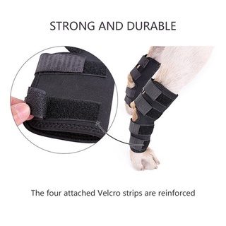 CHENGTAI 1 Pcs Dog Wrist Guard Recover Legs Dog Supplies Puppy Kneepad Injury Wrap Protector For Surgical Injury Dog Legs Protector Joint Wrap Dog Support Brace Breathable Pet Knee Pads (7)