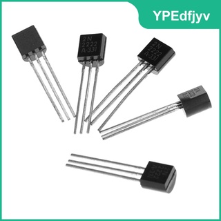 100 piezas 2n222 2n 2222 a-92 npn 40v 0.8a transistor de alta calidad