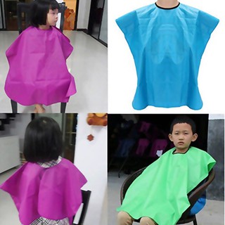Salón de niño impermeable corte de pelo peluquería peluquería capa vestido Wai tela (2)