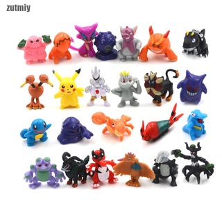 [Zutmiy] al por mayor mezcla lotes 12pcs Pokemon Mini figuras de perlas al azar nuevo caliente niños juguete Tiz