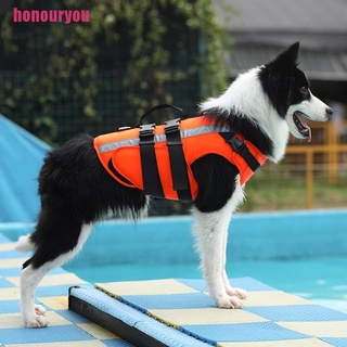 Honouryou@ chaleco salvavidas para perros/mascotas/ropa de seguridad/chaleco salvavidas para natación/ropa de baño para perro