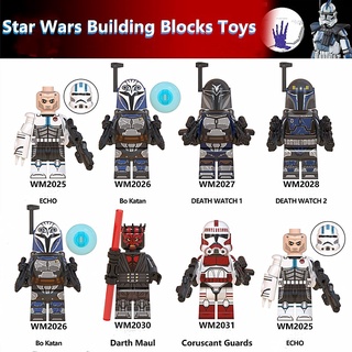 Lego Minifigures Star Wars Darth Maul Clone Troopers Bloques De Construcción Juguetes Para Niños