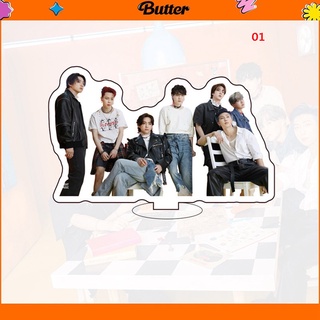 Kpop Bts Butter Stand Figure Group Action Model Jin\Suga\J-Hope\Rm\Jimin\V\Jung Stand Display Plate Desk Home Decor 방탄소년단 Fans Gifts (7)