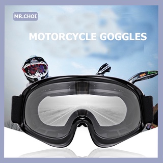 mr.choi nuevas gafas de motocicleta máscara táctica harley gafas de fondo deportes al aire libre equitación casco gafas