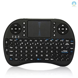 MIM Mini i8 inalámbrico Qwerty teclado Multimedia Control remoto teclas y PC Gaming Control Touchpad teclado de mano para PC Pad Android TV Box Smart TV