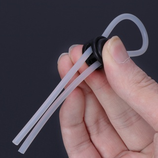 anillo de silicona transparente para pene para hombres, potenciador, prolonga la herramienta de ayuda sexual