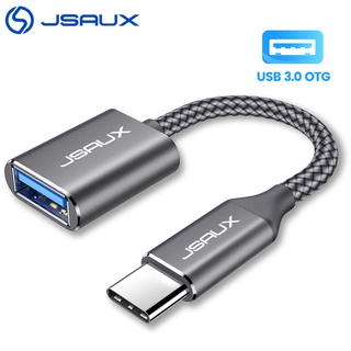 Jsaux adaptador USB C OTG tipo C Cable macho A USB A 3.0 hembra Thunderbolt 3 adaptador para MacBook Samsung Xiaomi USB C OTG Type-C