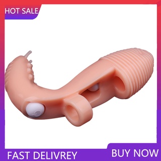 / TY/Spike Suave Silicona Vibrador Dedo Punto G Estimulador Vagina Adultos Juguete Sexual