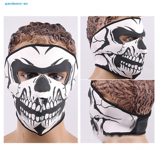 gandwass Comfortable Skeleton Face Cover Halloween Cosplay Face Cover Dust Protective for Party