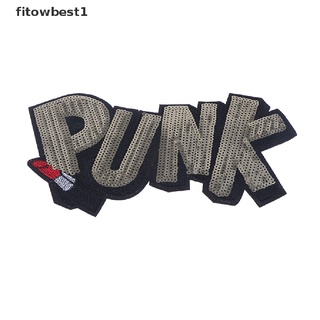 Fbmx Clothes coat punk sequins patches DIY clothing stickers sew on embroidered patch Glory