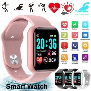 Y68 impermeable Bluetooth deporte SmartWatch Fitness Tracker pulsera para hombres mujeres podómetro frecuencia cardíaca reloj inteligente