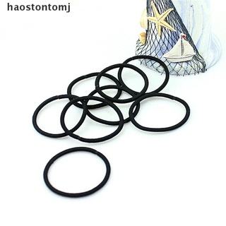 [haostontomj] 40 piezas negro elástico cuerda anillo Hairband mujeres niñas banda de pelo lazo cola de caballo titular [haostontomj] (8)