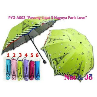 Paraguas plegable 3 paris love NF 14