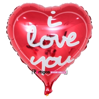 1pcs/ 18 inch I LOVE YOU Heart Shape Foil Balloon Wedding Birthday Party Home Decor Balloons