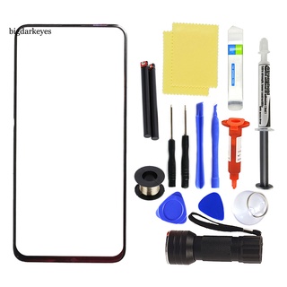 BK_ Tempered Glass Phone Screen Glass Front Outer Lens Screen Repair Kit Replacement (2)