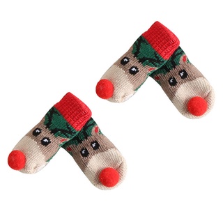 lunasol.mx lana hilo mascota tobillo calcetines gatito cachorro cachorro calcetines cortos Anti-arañazos para navidad
