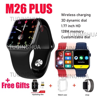 Reloj Inteligente M26 Plus 1.77 Pulgadas Pantalla Táctil Completa Con Bluetooth Llamada Deportes Fitness Hombres Mujeres Smartwatch