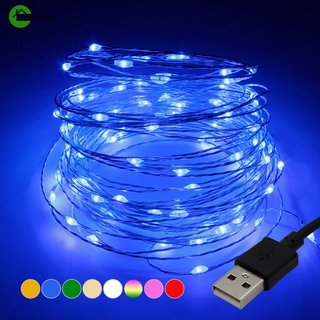 [10M LED cadena de luces de alambre de cobre cadena de luces] [USB impermeable alambre de plata guirnalda de hadas] [LED Twinkle luces de hadas]