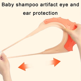 baby shower gorra de dibujos animados corona gorro de ducha lavado gorra de pelo niños champú gorra impermeable protección de la oreja bebé ducha escudo sombrero (9)