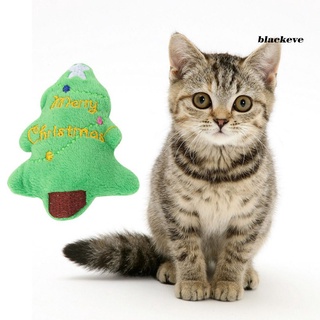 BL-árbol de navidad muñeco de nieve pingüino mascota gato suave mordedura masticar Catnip juguete interactivo (3)