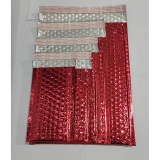 Envoltura de burbujas acolchada sobre sobre paquete de envío tienda Online rojo 17 28
