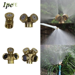 EPLIFE M14x1.5 Durable Inyector de la bruma Ajustable Brass Spray Montaje de riego Jardin Cabezales de rociadores de agua Conector de manguera Fitting nebulizador (1)
